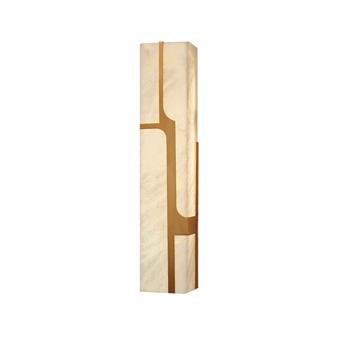 Ariel Modern Alabaster Column Sconce