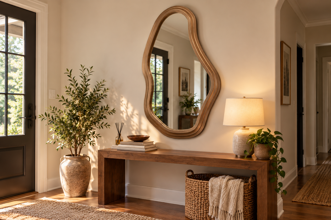 Organic Mirrors: The Statement Piece Your Entryway Has Been Missing