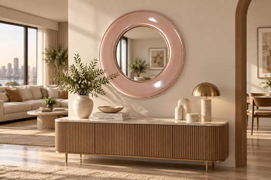 A Unique 75 × 75 cm Custom Mirror Made to Order