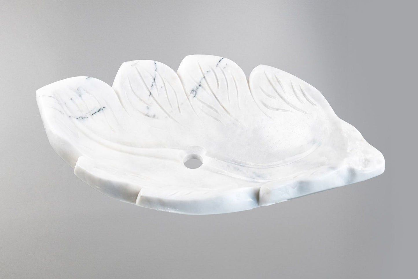 Luxury Marble Vessel Sink – Handcrafted Natural Stone Bathroom Basin, Designer Vanity Bowl