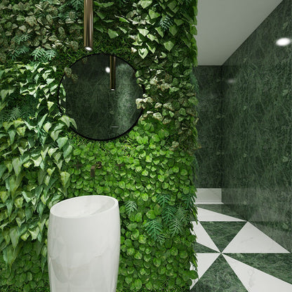 Round Wall Mirror – Modern Black Frame Mirror for Living Room & Entryway