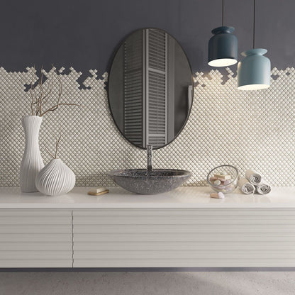 Modern Oval Wall Mirror – Thin Black Frame | Minimalist Design