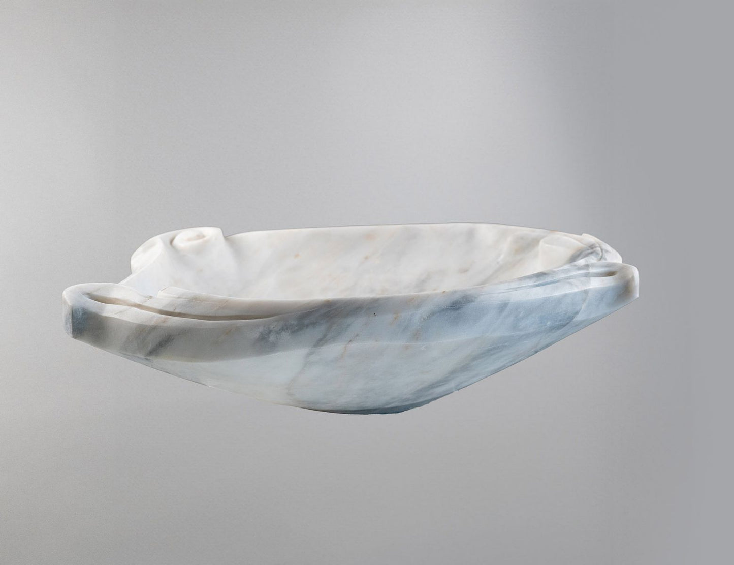 Luxury Marble Vessel Sink – Hand-Carved Natural Stone Bathroom Basin, Modern Vanity Bowl 23.6"x17.7"x5.9" (60x45x15 cm),