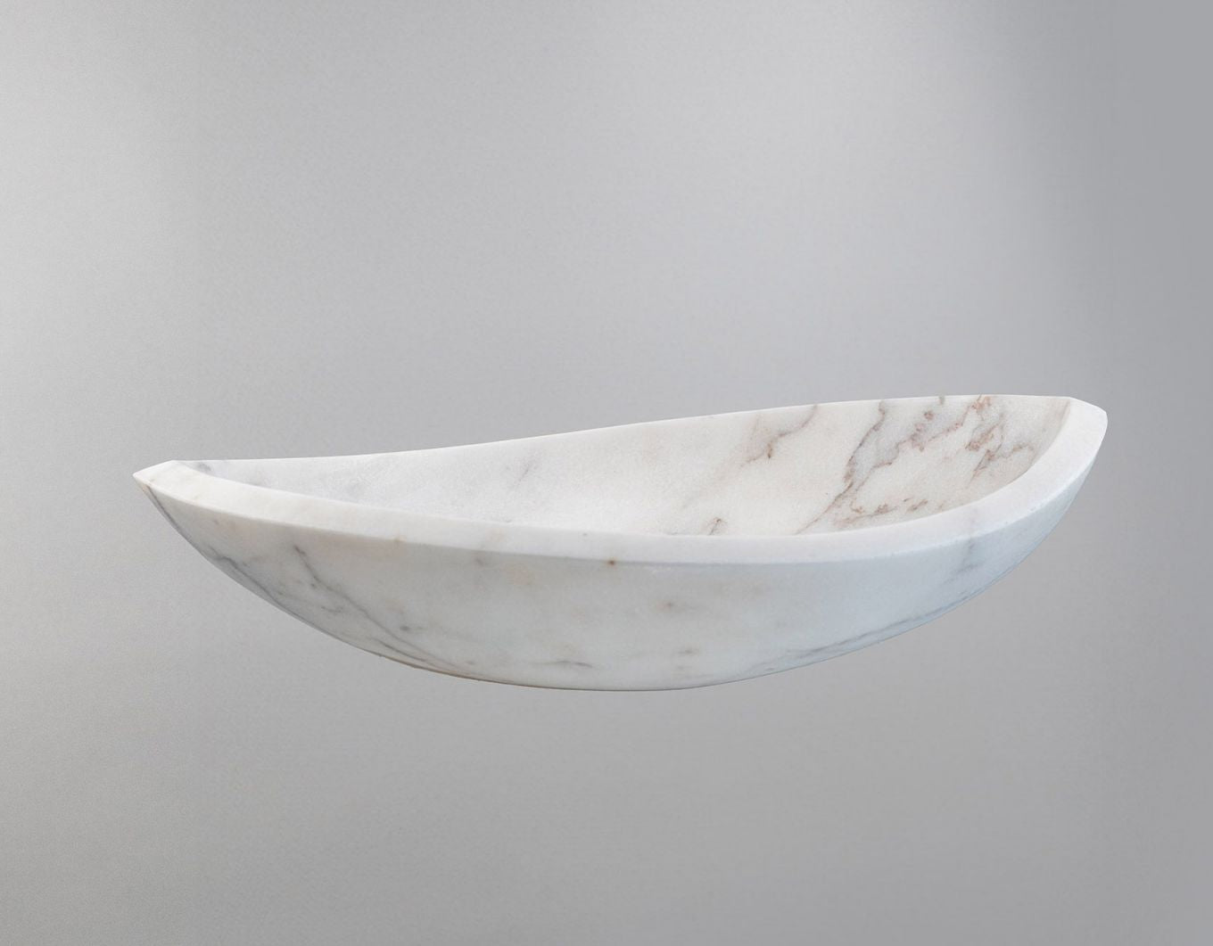 Natural Stone Bathroom Basin Oval Modern Vanity Bowl 21.6"x15.7"x5.1" (55x40x13 cm)
