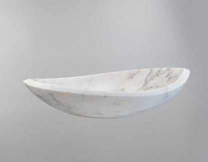 Natural Stone Bathroom Basin Oval Modern Vanity Bowl 21.6"x15.7"x5.1" (55x40x13 cm)