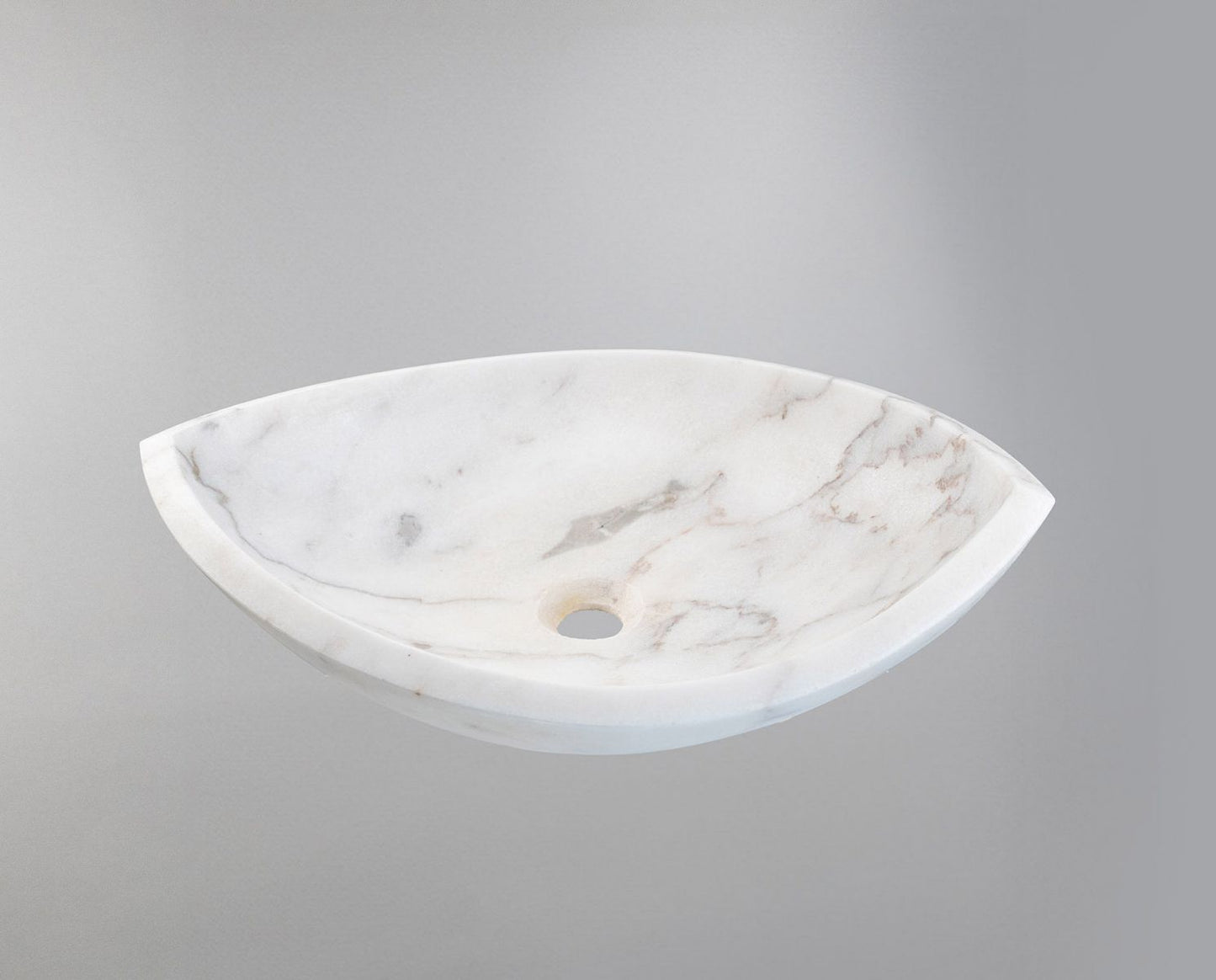 Natural Stone Bathroom Basin Oval Modern Vanity Bowl 21.6"x15.7"x5.1" (55x40x13 cm)