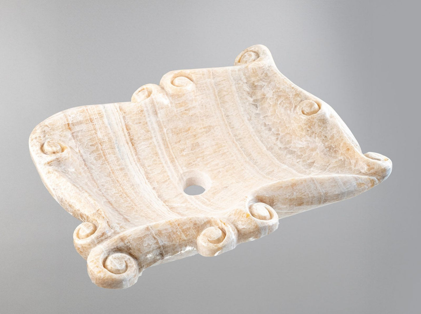 Natural Marble Sink | Luxury Bathroom Basin 19x24 inches USA | Handcrafted Stone Vessel Sink