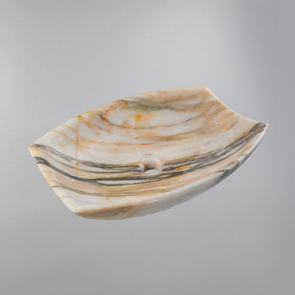 Handcrafted Golden Veined Vanity Sink (40x55x13 cm)