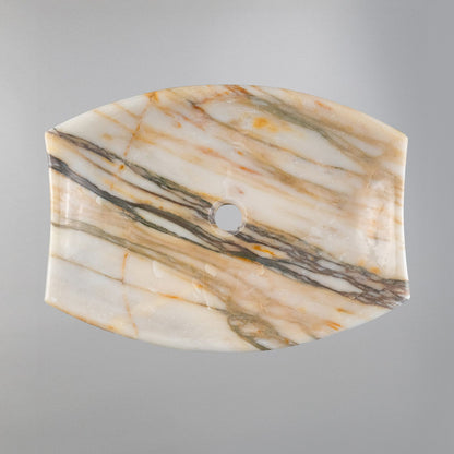 Handcrafted Golden Veined Vanity Sink (40x55x13 cm)