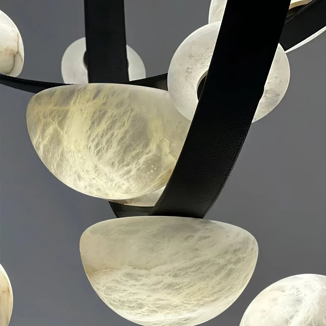 Alabaster Arc Chandelier
