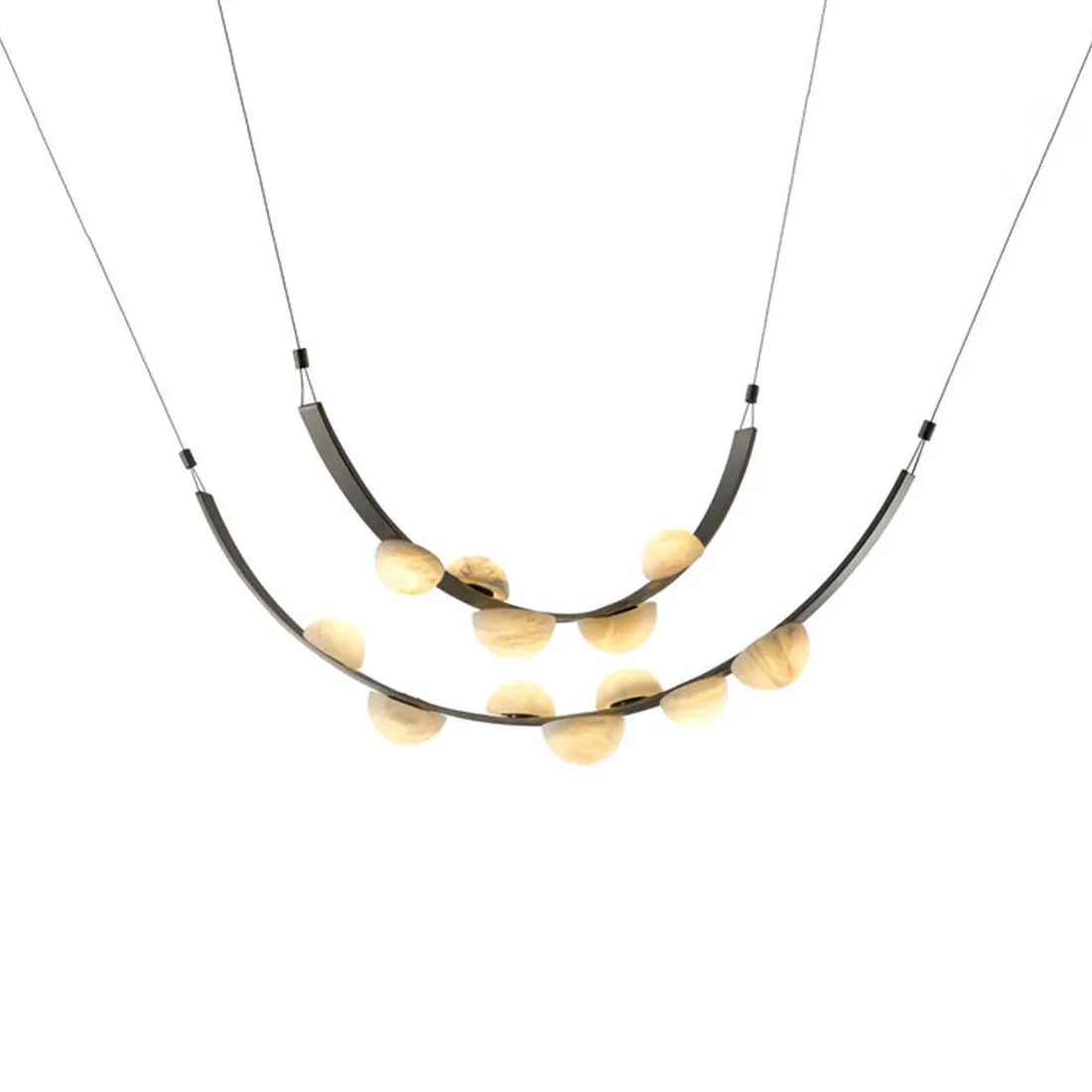 Alabaster Arc Chandelier