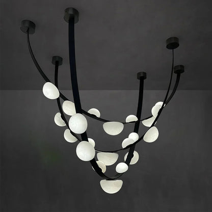 Alabaster Arc Chandelier