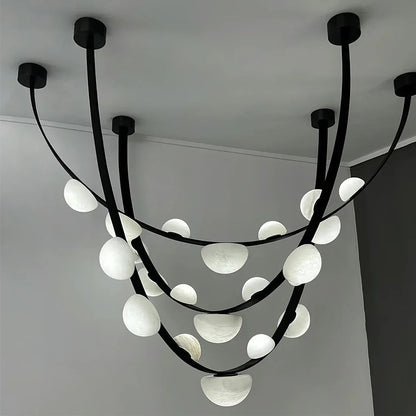 Alabaster Arc Chandelier