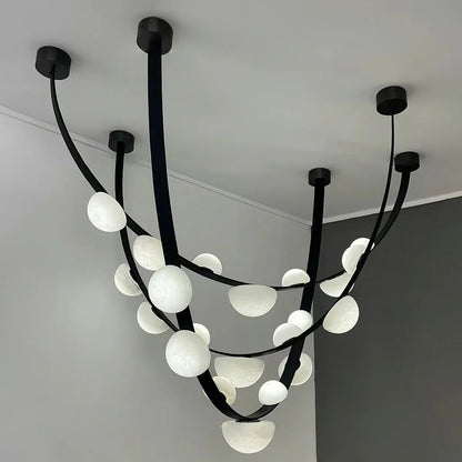 Alabaster Arc Chandelier