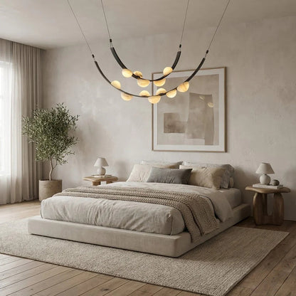 Alabaster Arc Chandelier