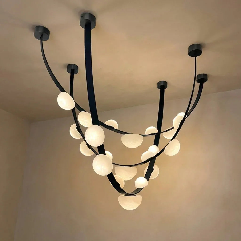 Alabaster Arc Chandelier