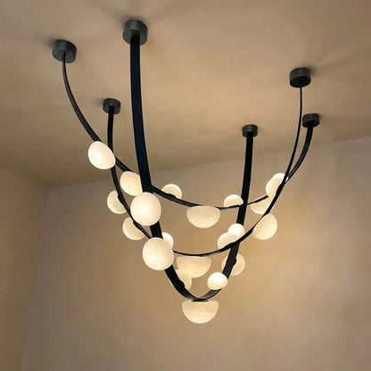 Alabaster Arc Chandelier