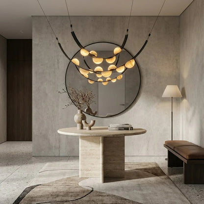 Alabaster Arc Chandelier