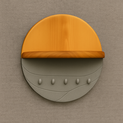 Modern Wall Key Holder with Shelf – Minimalist Wooden Entryway Organizer with Hooks | Handmade Home Décor