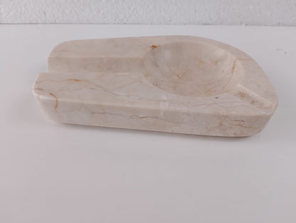 Marble Cigar Ashtray – Grey Natural Stone Luxury Handmade Ashtray