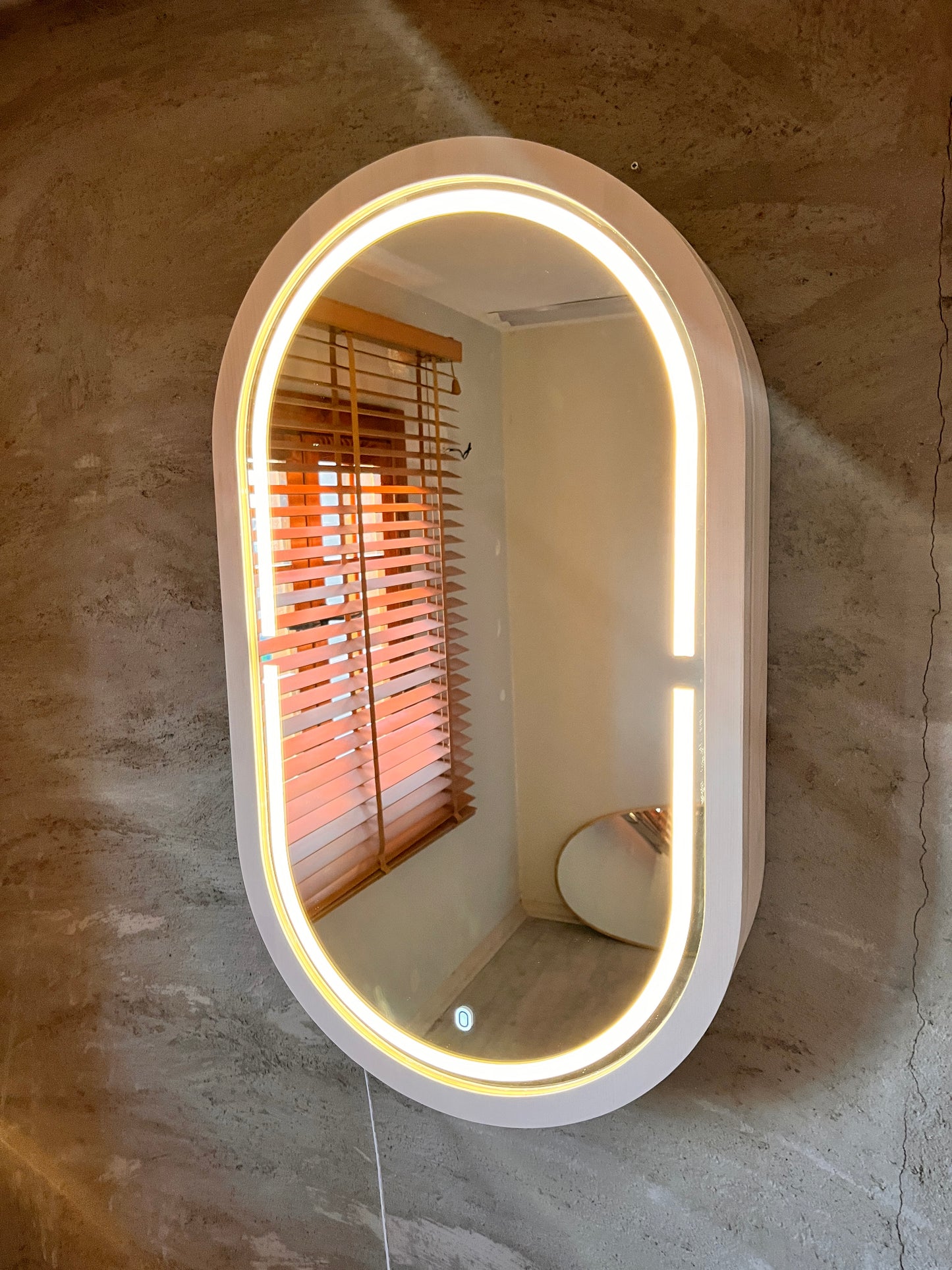 Beech LED Mirror Cabinet USA | Bathroom Medicine Cabinet & Makeup Vanity Storage | Wall Mount Mirror