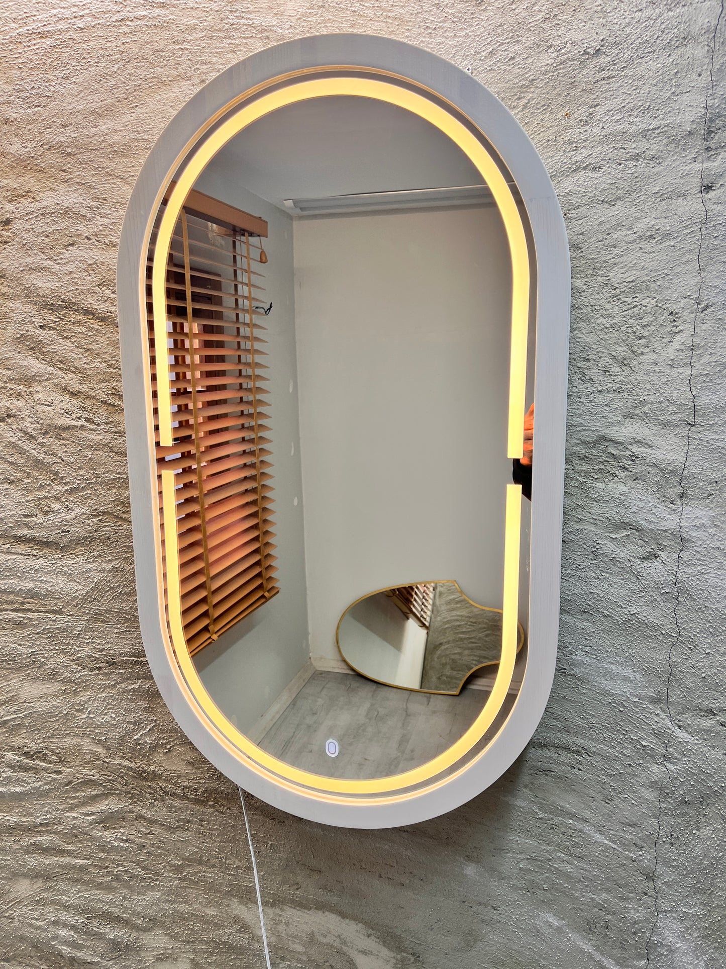 Beech LED Mirror Cabinet USA | Bathroom Medicine Cabinet & Makeup Vanity Storage | Wall Mount Mirror