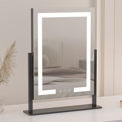 LED Makeup Mirror with Lights - Desktop Vanity Mirror | Professional Illuminated Beauty Mirror