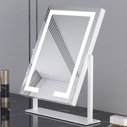 Desktop LED Makeup Mirror with Lights - Illuminated Vanity Mirror | Professional Beauty Mirror