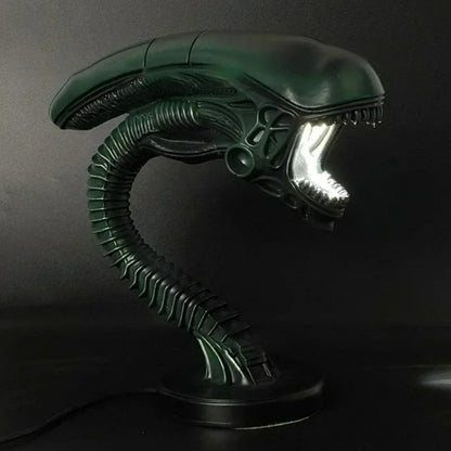 Alien Resin Figurine Lamp Stand Bedroom Decorative Extraterrestrial Life Form Lighting Home Decoration