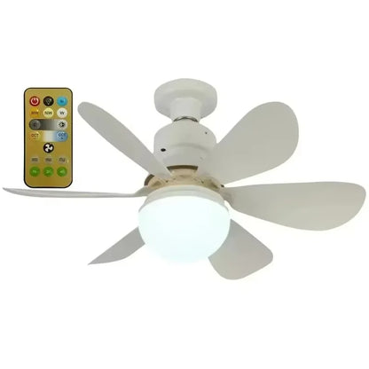 LED Fan Light with Remote Control 42/52CM 3 Speed Adjustable Decoration Living Room Bedroom Study Dining Room Indoor Light