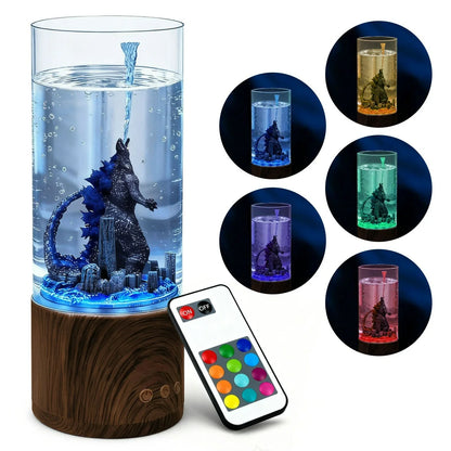 Alien Resin Figurine Lamp Stand Bedroom Decorative Extraterrestrial Life Form Lighting Home Decoration