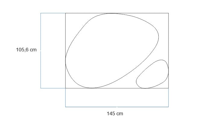 Set of two asymmetric mirrors