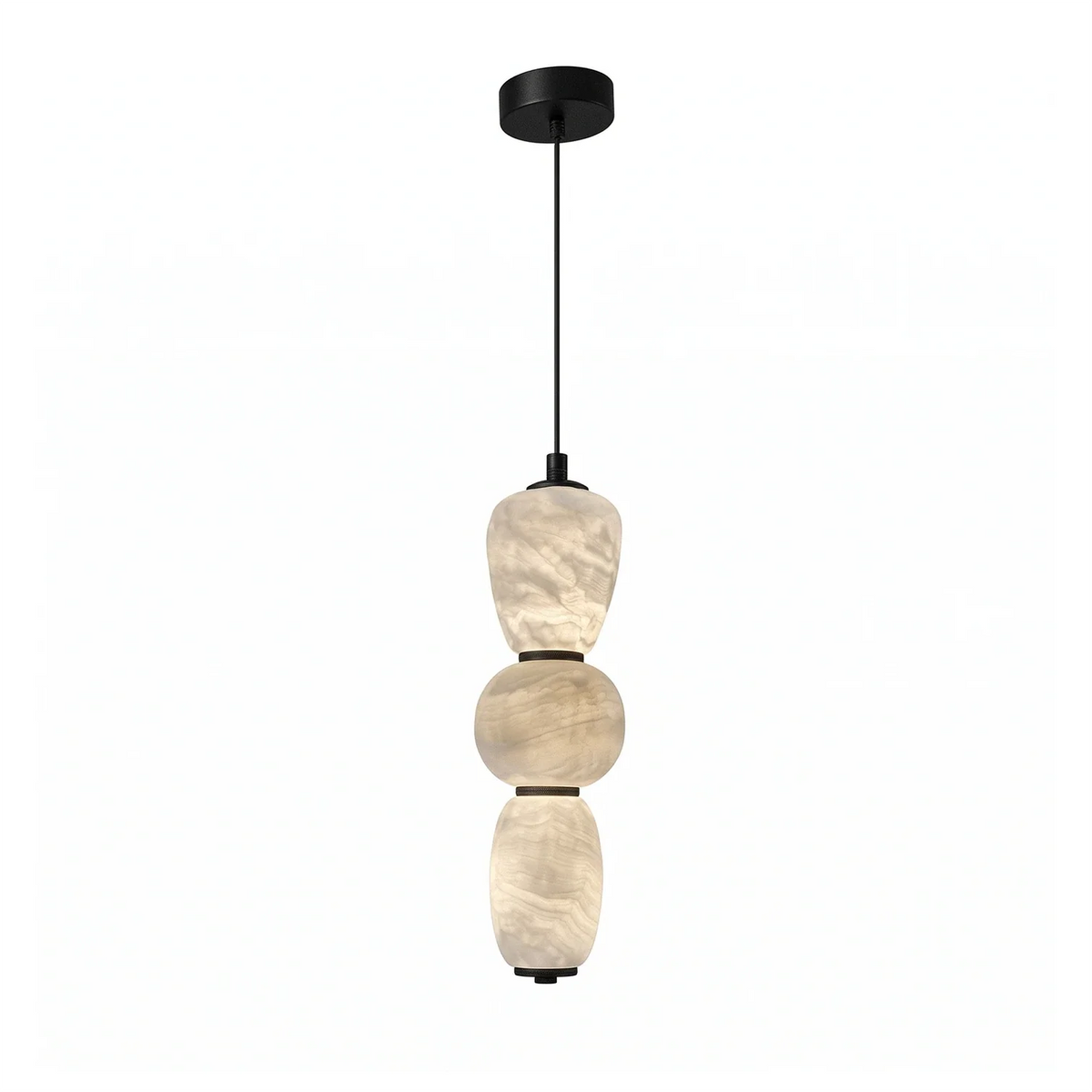 Alabaster Pendulous Pearl Pendant Light