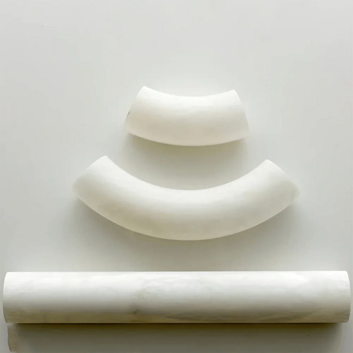 Alabaster Round Leather Chandelier
