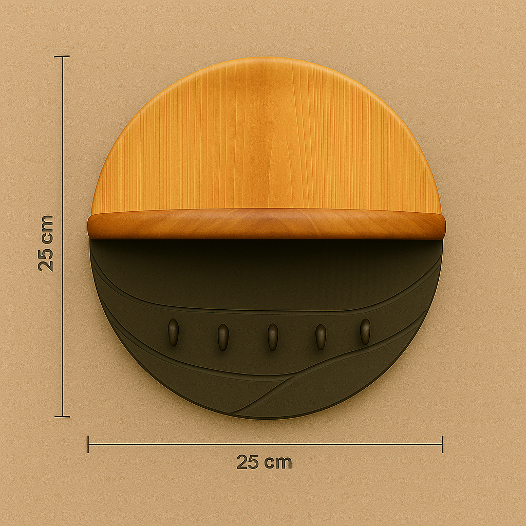 Modern Wall Key Holder with Shelf – Minimalist Wooden Entryway Organizer with Hooks | Handmade Home Décor