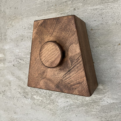 Wooden LED Wall Sconce, Modern Wood Wall Light, Handmade Wall Lamp, Minimalist Bathroom Bedroom Hallway Lighting