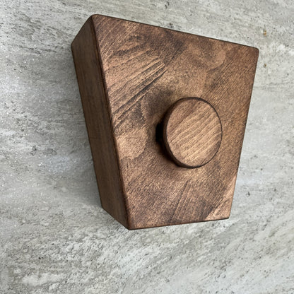 Wooden LED Wall Sconce, Modern Wood Wall Light, Handmade Wall Lamp, Minimalist Bathroom Bedroom Hallway Lighting
