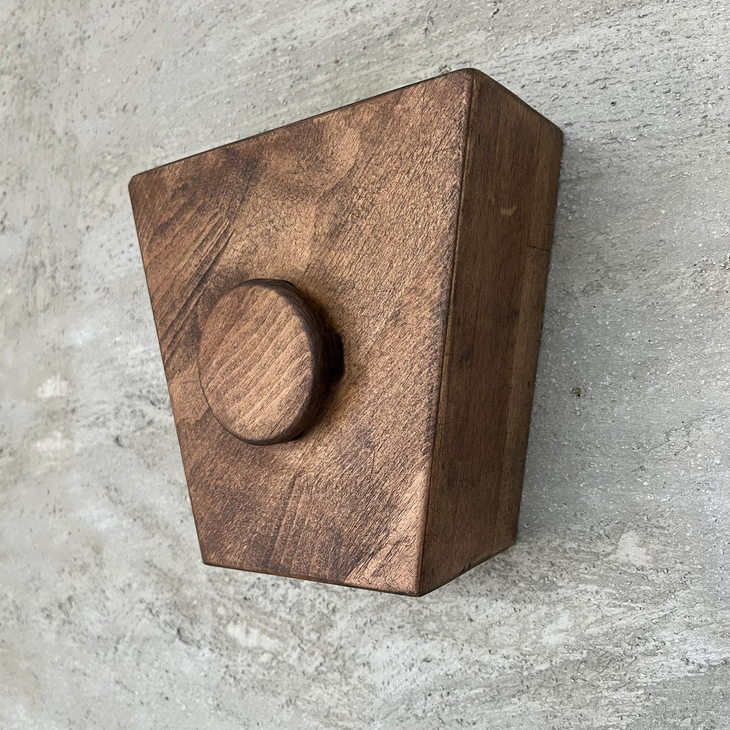 Wooden LED Wall Sconce, Modern Wood Wall Light, Handmade Wall Lamp, Minimalist Bathroom Bedroom Hallway Lighting
