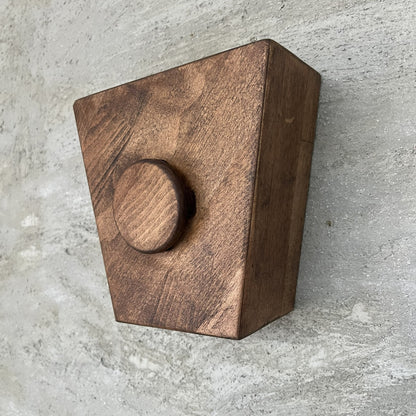 Wooden LED Wall Sconce, Modern Wood Wall Light, Handmade Wall Lamp, Minimalist Bathroom Bedroom Hallway Lighting