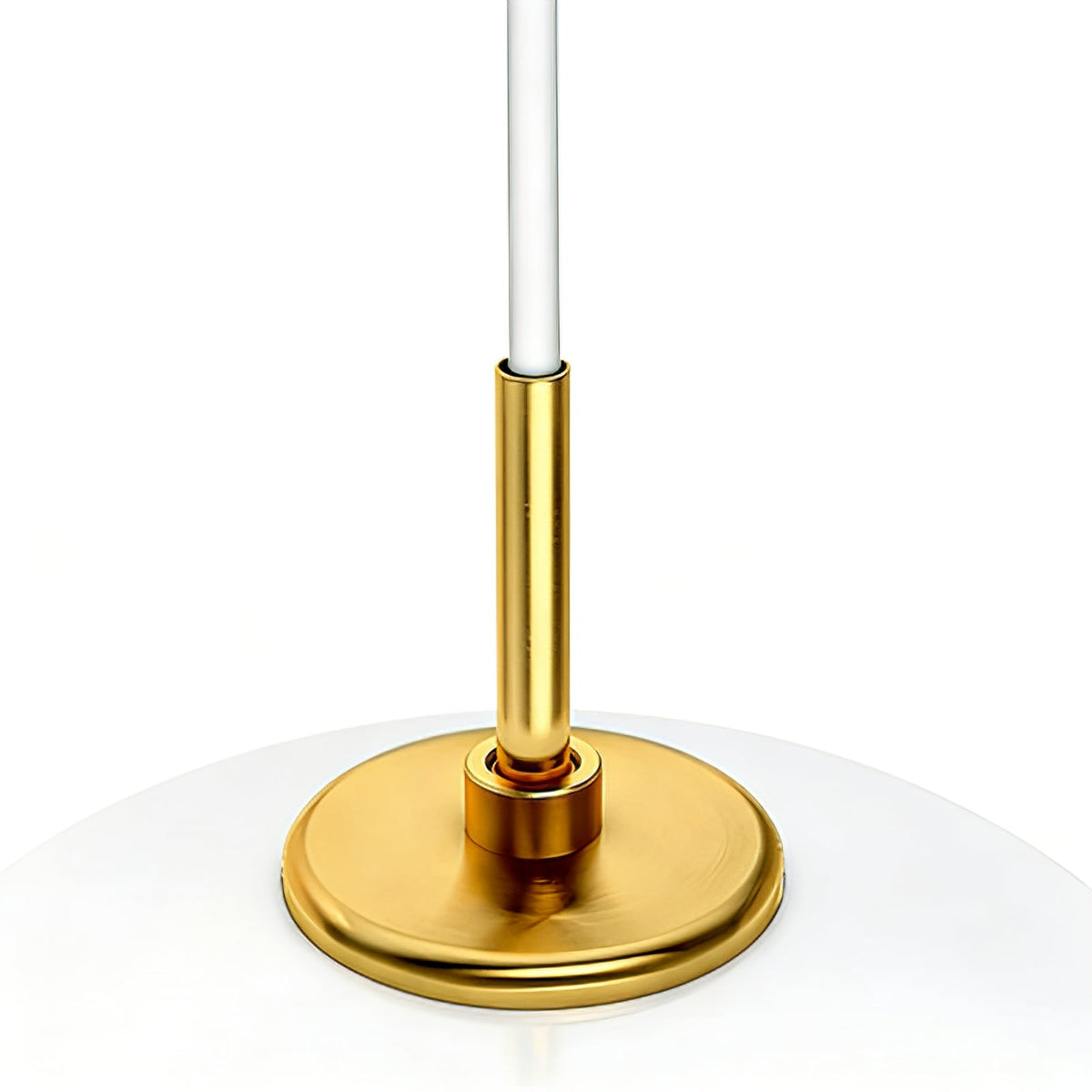Contemporary Opal Glass Pendant Lamp