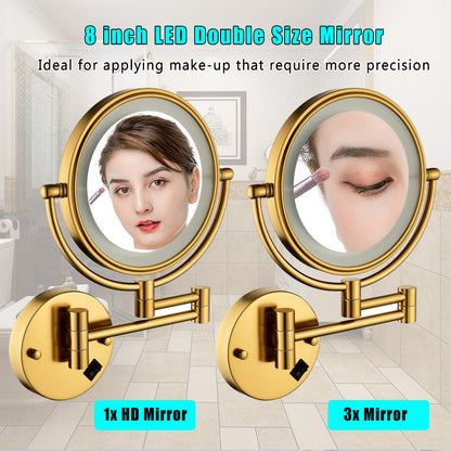 LED Magnifying Makeup Mirror