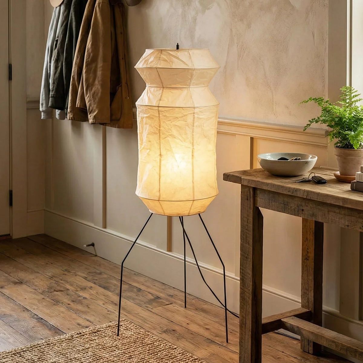 Akari Hourglass UF3-L6 Floor Lamp
