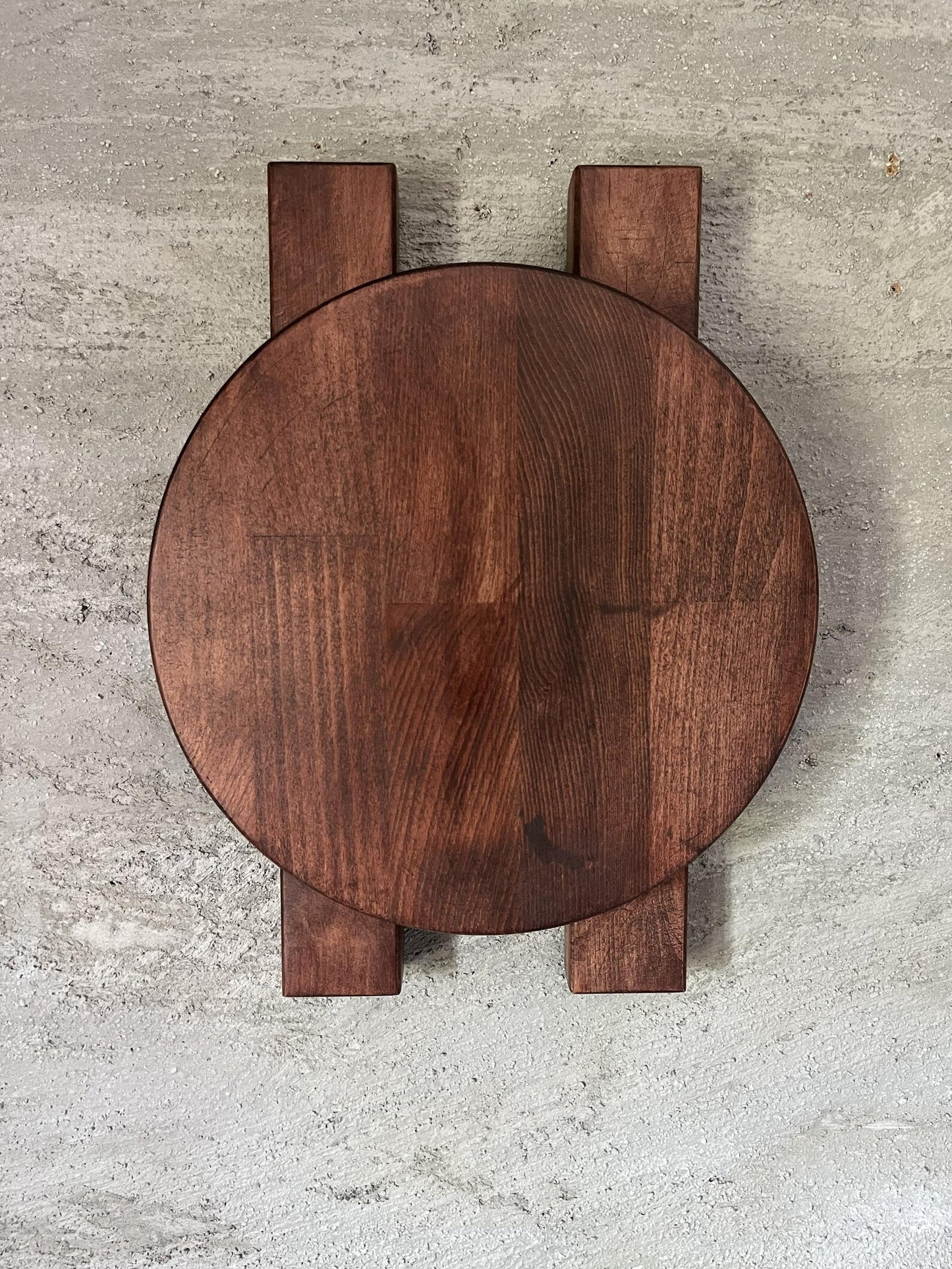 Wood Wall Sconce, Modern LED Accent Light, Round Wooden Wall Lamp