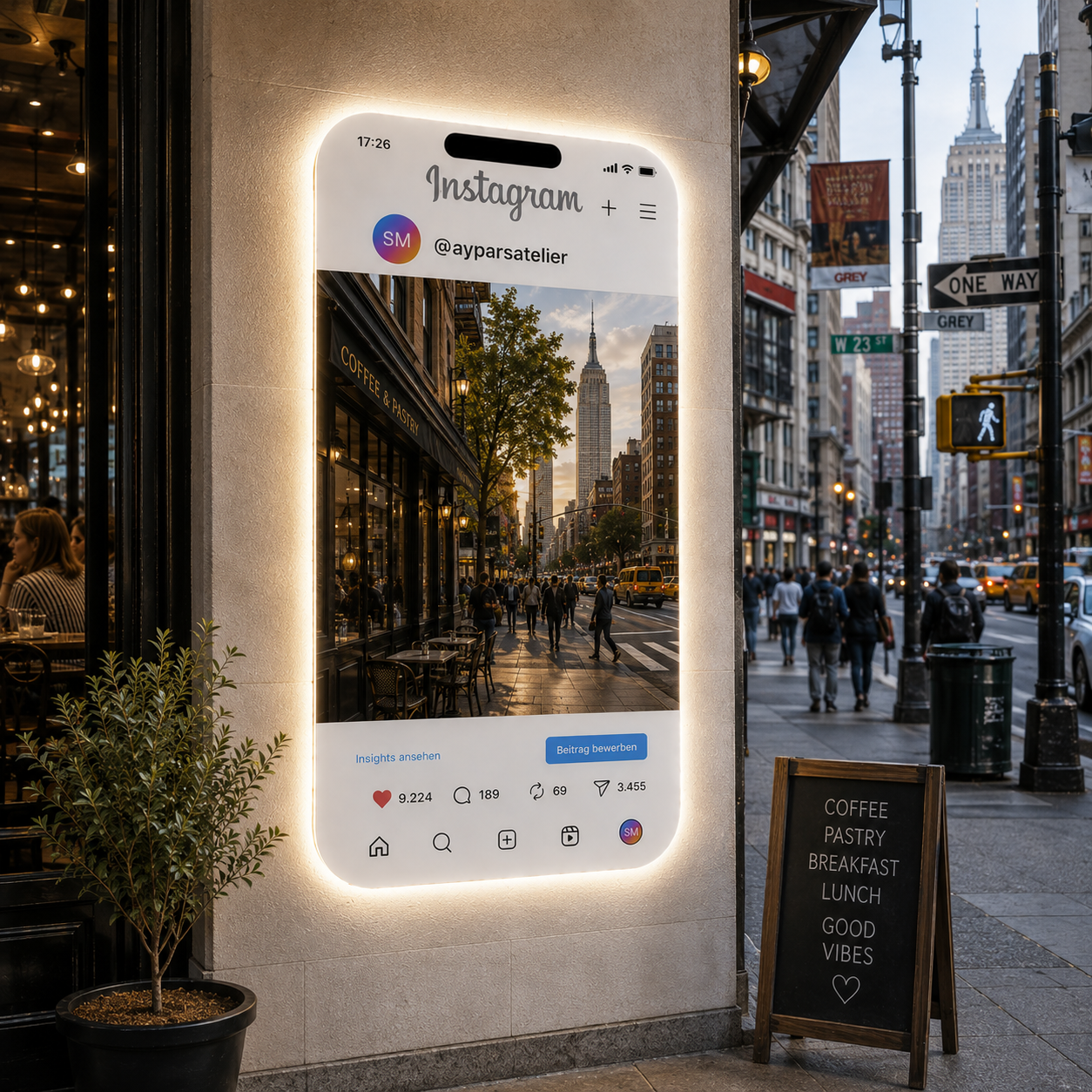 Custom Social Media Mirror, LED Selfie Mirror, Personalized Business Photo Op Mirror