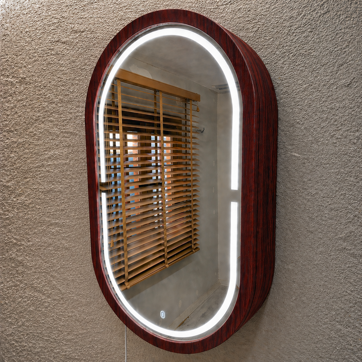 Beech LED Mirror Cabinet USA | Bathroom Medicine Cabinet & Makeup Vanity Storage | Wall Mount Mirror
