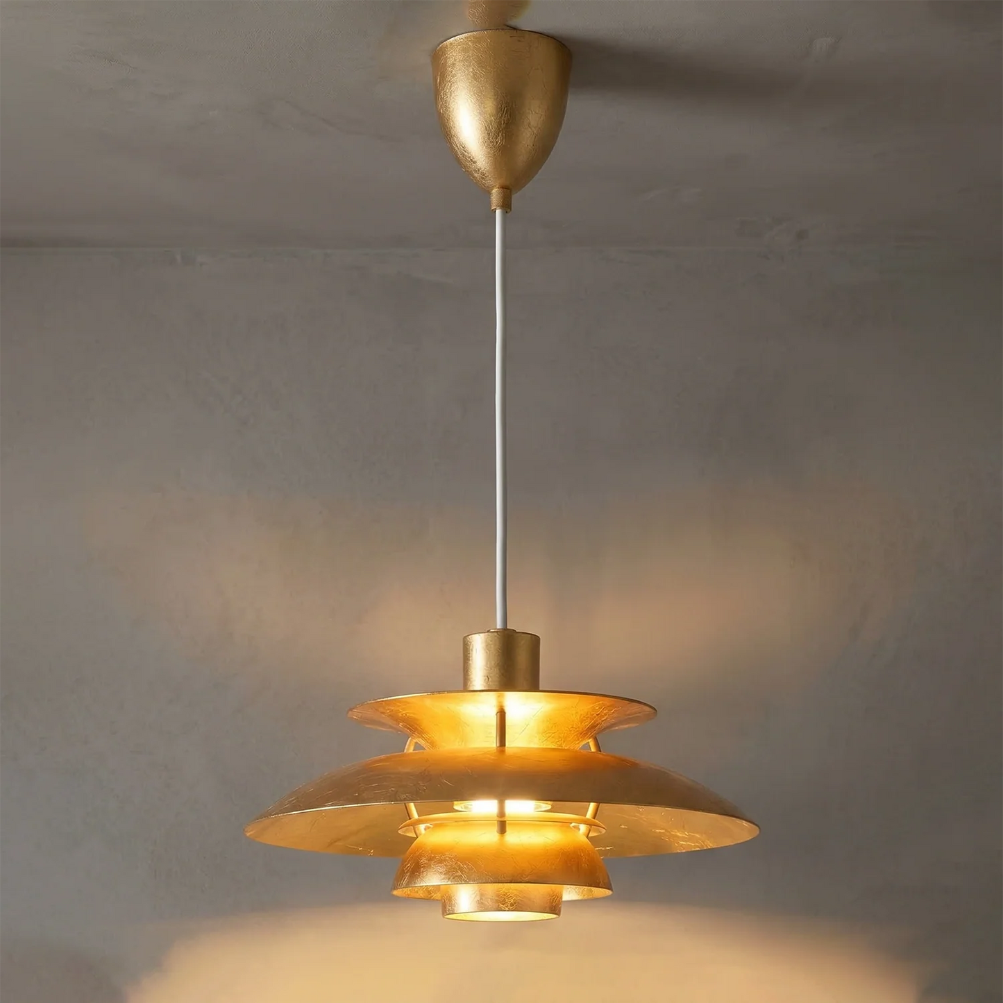 Multi-Tier Saucer Pendant Lamp