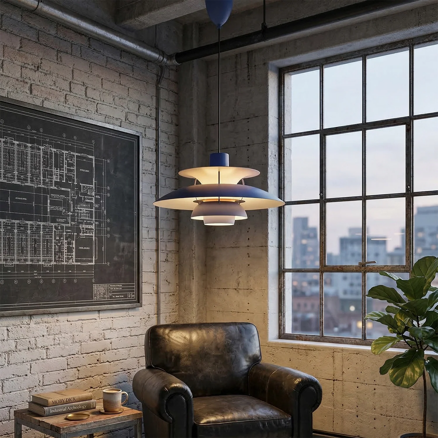 Multi-Tier Saucer Pendant Lamp