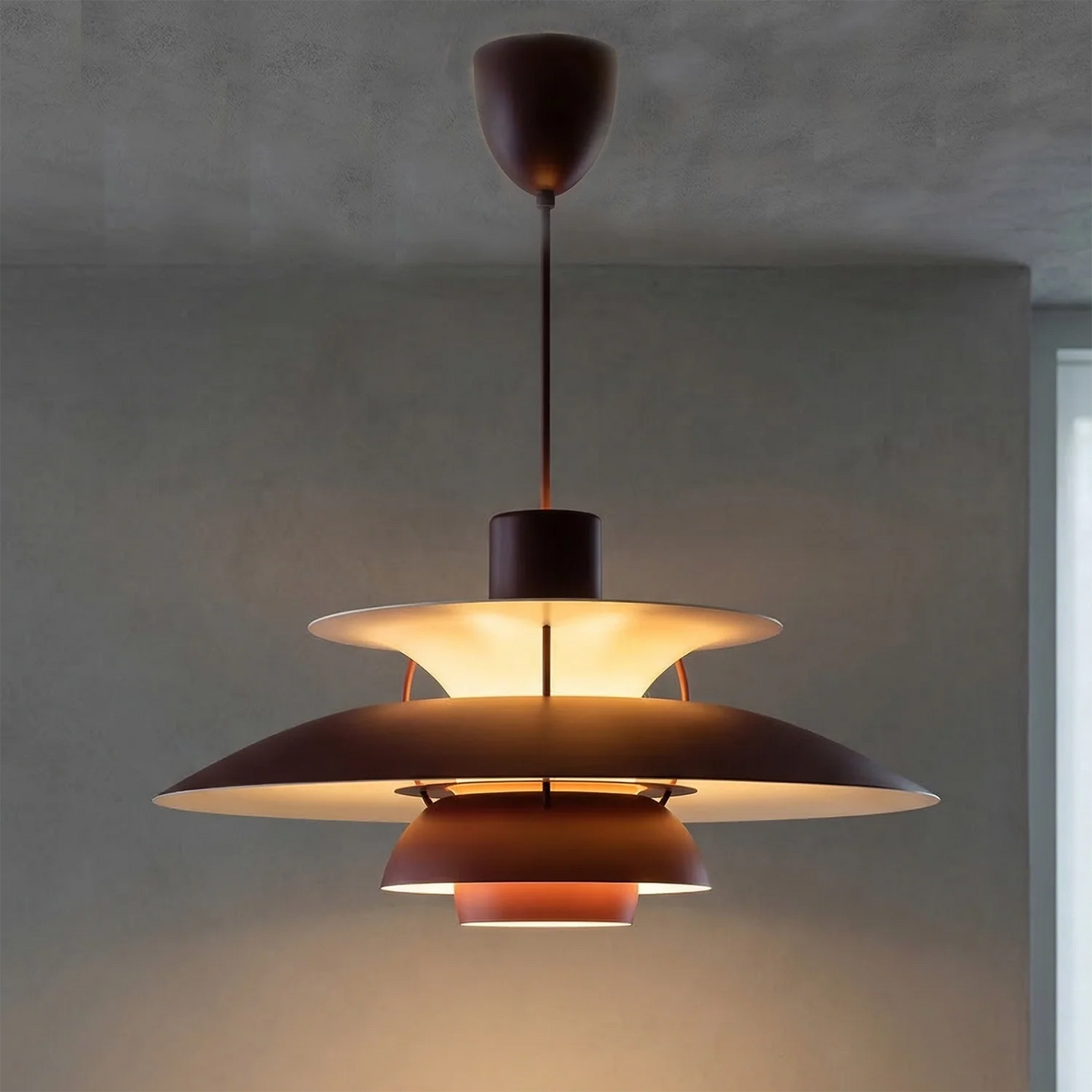 Multi-Tier Saucer Pendant Lamp