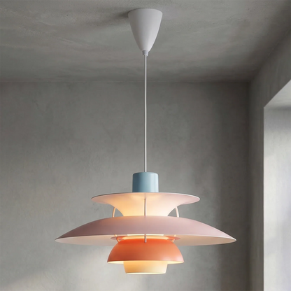 Multi-Tier Saucer Pendant Lamp