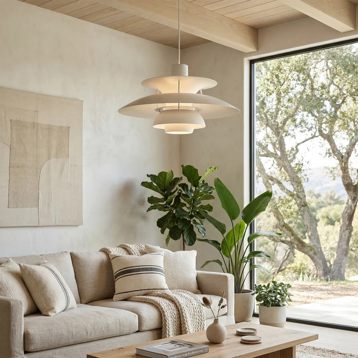 Multi-Tier Saucer Pendant Lamp